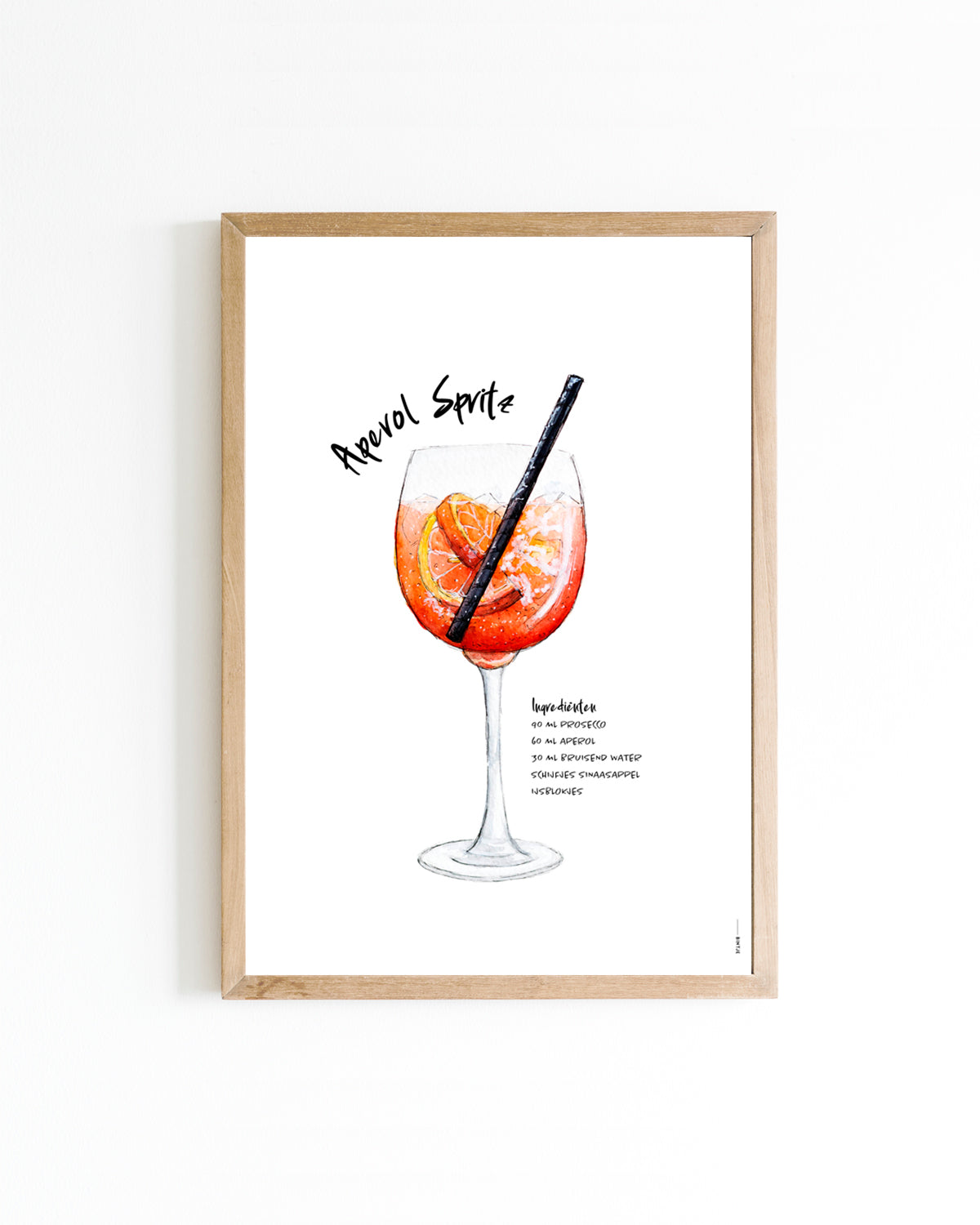 Poster Cocktail Aperol Spritz 15x20cm