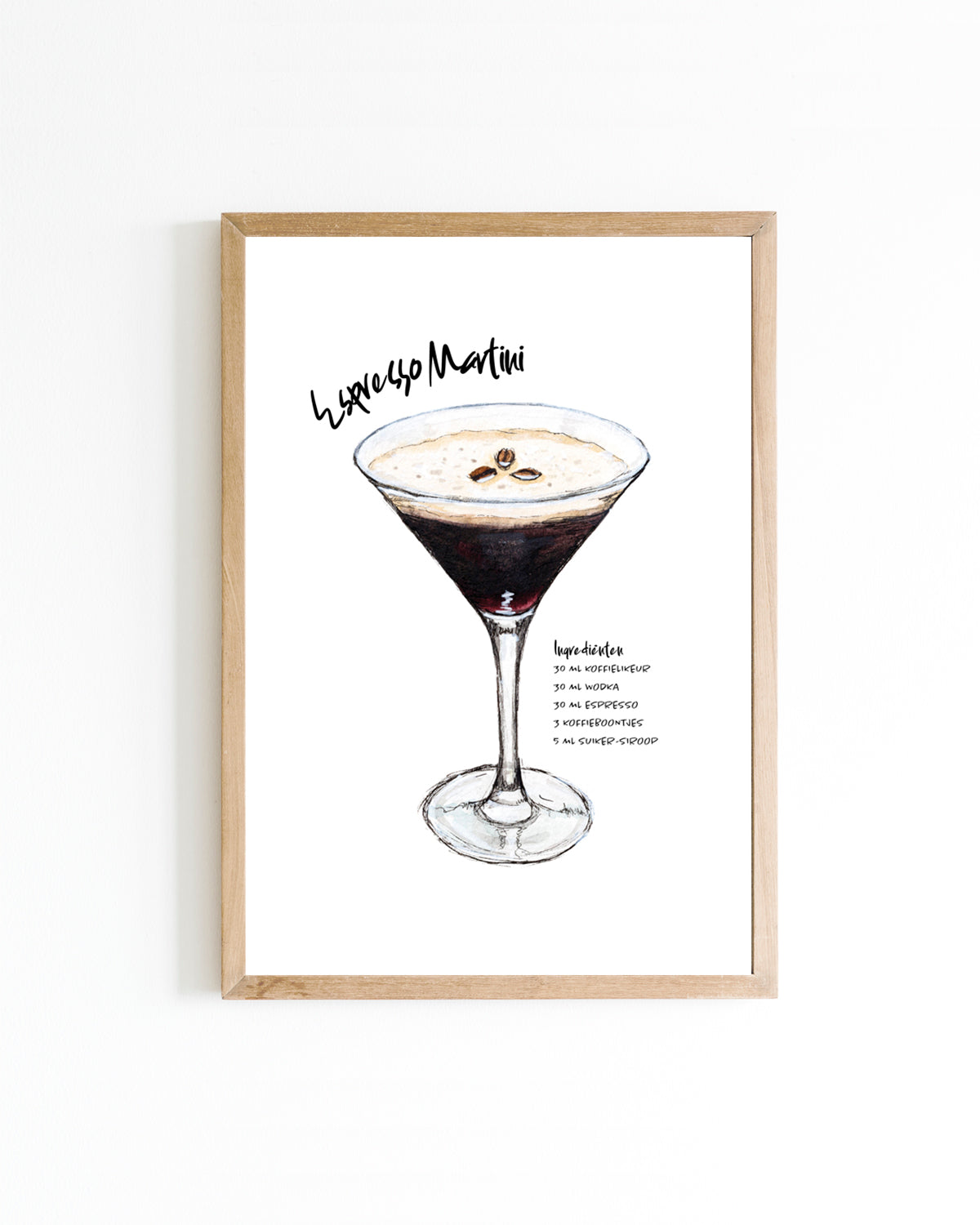 Poster Cocktail Espresso Martini 15x20cm