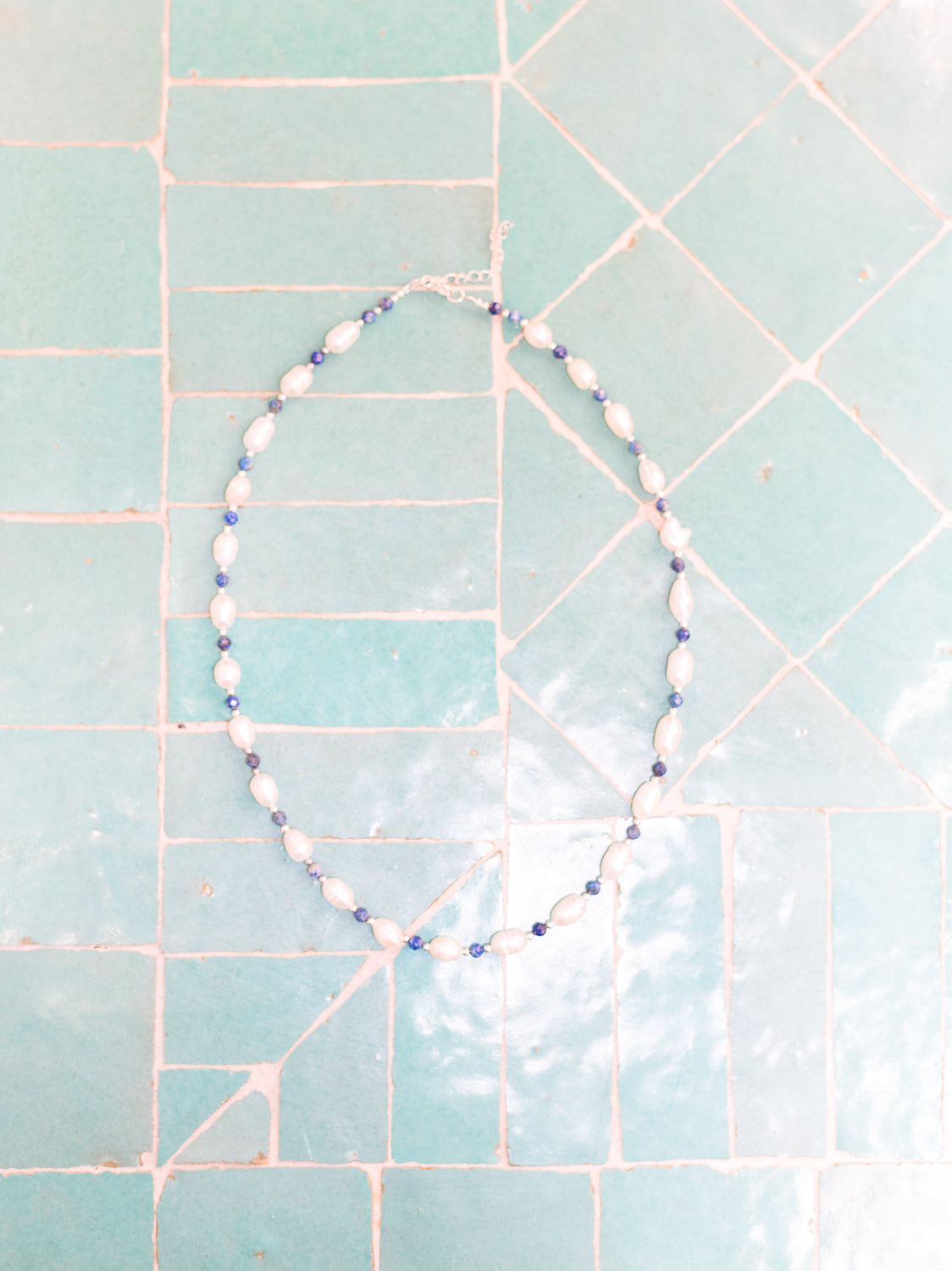 Ketting Lapis Lazuli Parels